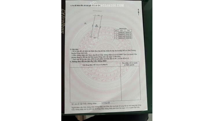  Bán đất Cổ Dương Tiên Dương - Ô tô tránh - Trục chính - Thửa đẹp
